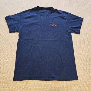 Vintage Daytona Beach Souvenir T-shirt With Chest Logo Blue